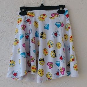 Emoji Skirt Smiley Face Size 12 Children Kids